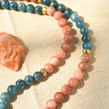 Load image into Gallery viewer, The Healing Apatite Rhodonite Mala
