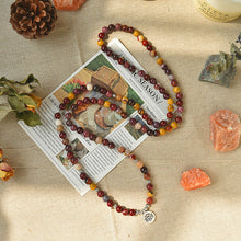 Load image into Gallery viewer, The Colorful Agate Lotus Mala
