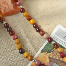 Load image into Gallery viewer, The Colorful Agate Lotus Mala
