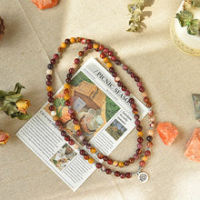 Load image into Gallery viewer, The Colorful Agate Lotus Mala
