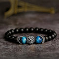 blue tiger's eye 925 sterling silver 