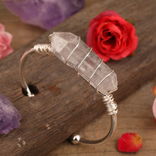 Load image into Gallery viewer, Raw Clear Quartz Bracelet
