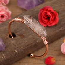Load image into Gallery viewer, Raw Clear Quartz Bracelet
