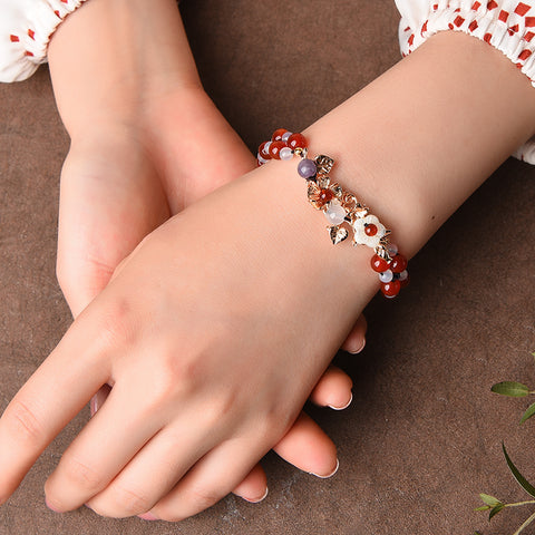 Pomegranate Flower Bracelet