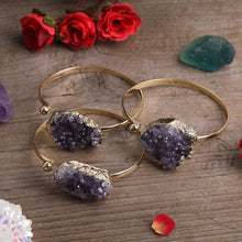Load image into Gallery viewer, Raw Amethyst Bracelet
