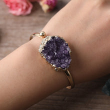 Load image into Gallery viewer, Raw Amethyst Bracelet
