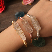 Load image into Gallery viewer, Raw Clear Quartz Bracelet
