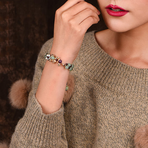 Pomegranate Flower Bracelet
