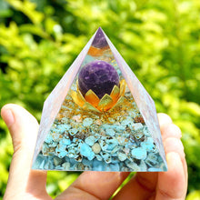 Load image into Gallery viewer, Lotus Pyramid | Turquoise
