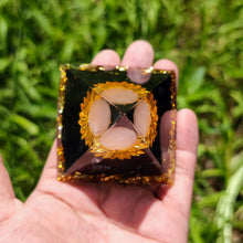 Load image into Gallery viewer, Lotus Pyramid | Tourmaline
