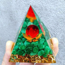 Load image into Gallery viewer, Lotus Pyramid | Fuchsite

