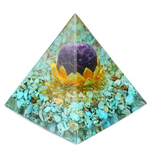 Load image into Gallery viewer, Lotus Pyramid | Turquoise
