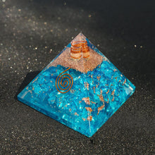 Load image into Gallery viewer, Aqua Quartz Power Pyramid
