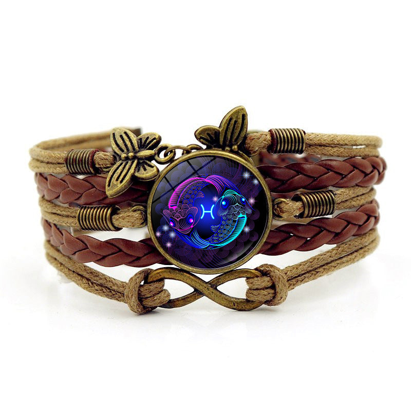 Zodiac Sign Luminous Bracelet