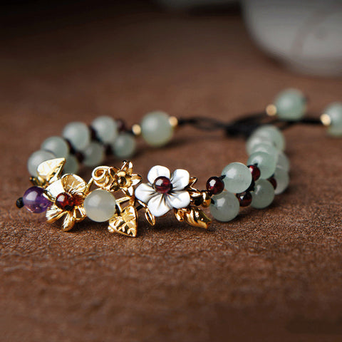 Pomegranate Flower Bracelet