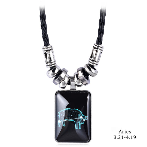Zodiac Sign Luminous Pendant
