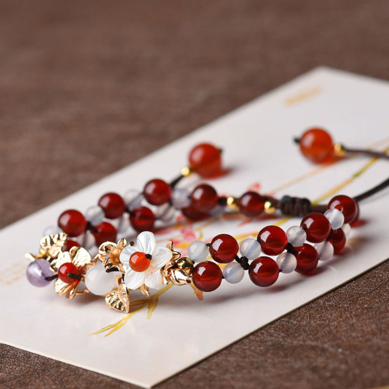 Pomegranate Flower Bracelet