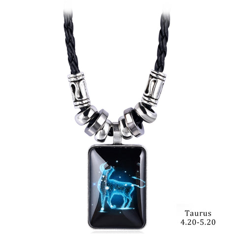 Zodiac Sign Luminous Pendant