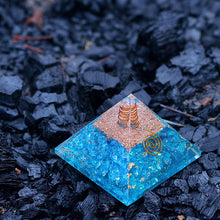 Load image into Gallery viewer, Aqua Quartz Power Pyramid
