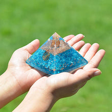 Load image into Gallery viewer, Aqua Quartz Power Pyramid
