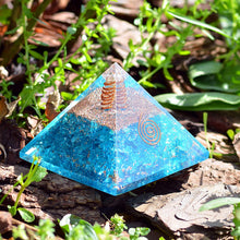 Load image into Gallery viewer, Aqua Quartz Power Pyramid
