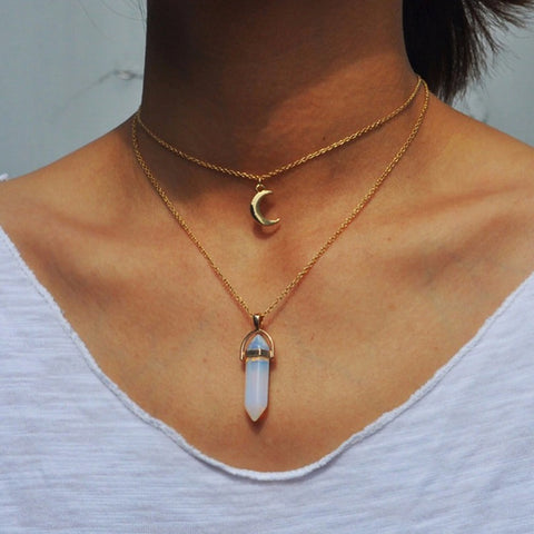 Luminous Crystal Pendant