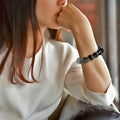 The Black Rutilated Quartz Bracelet