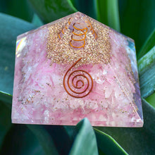 Load image into Gallery viewer, Rose Quartz Power Pyramid
